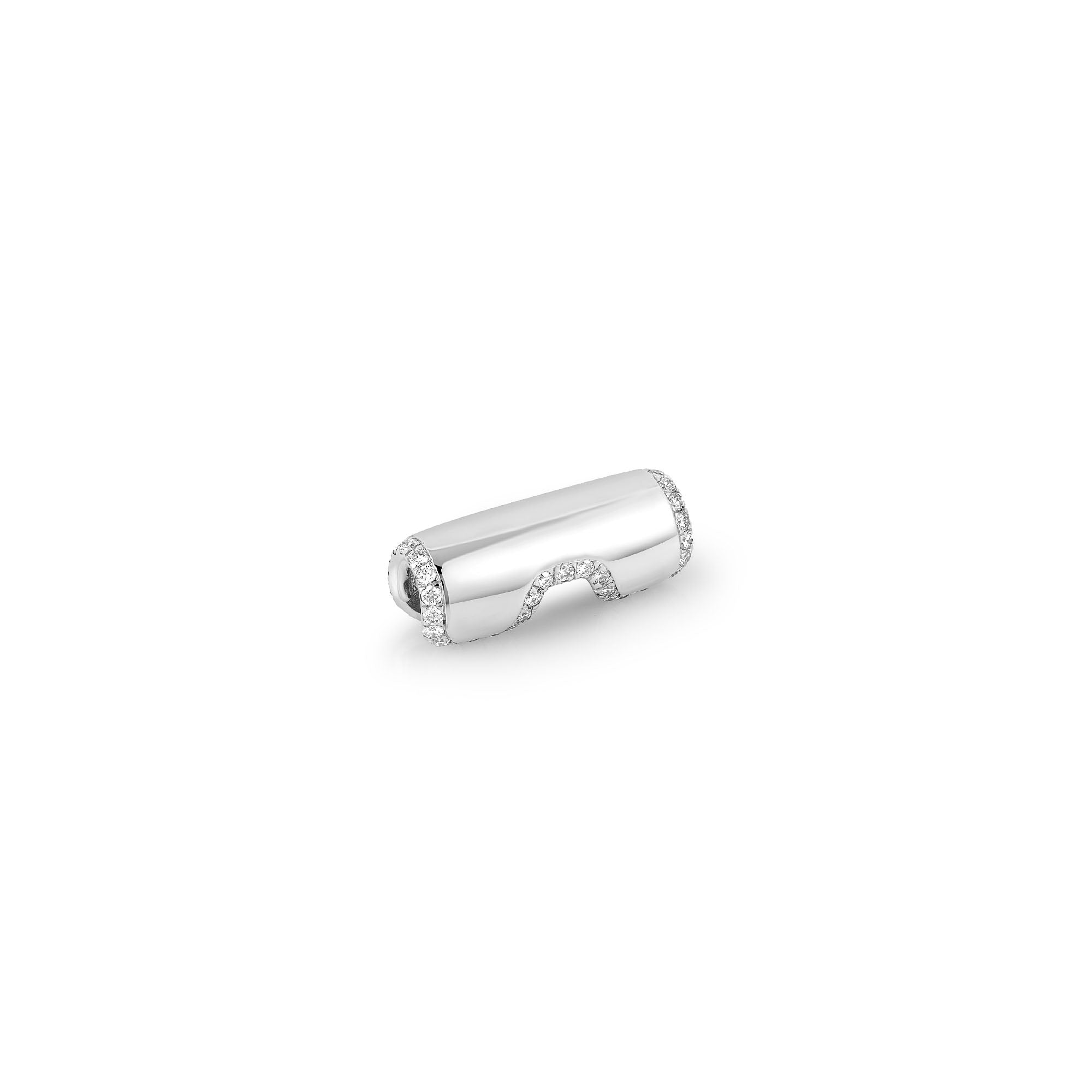 Diamond Border Bean 5mm Clasp