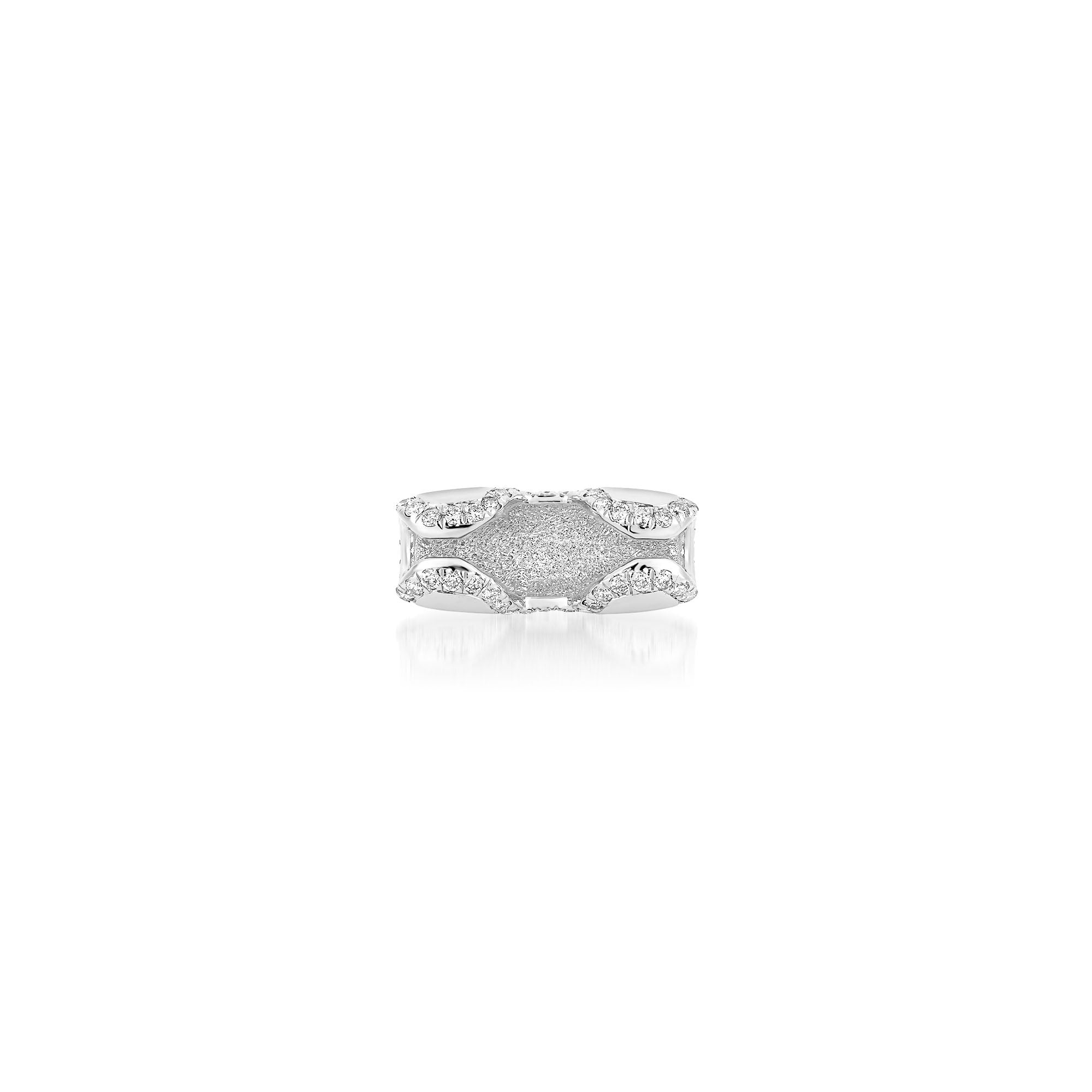 Diamond Border Bean 5mm Clasp