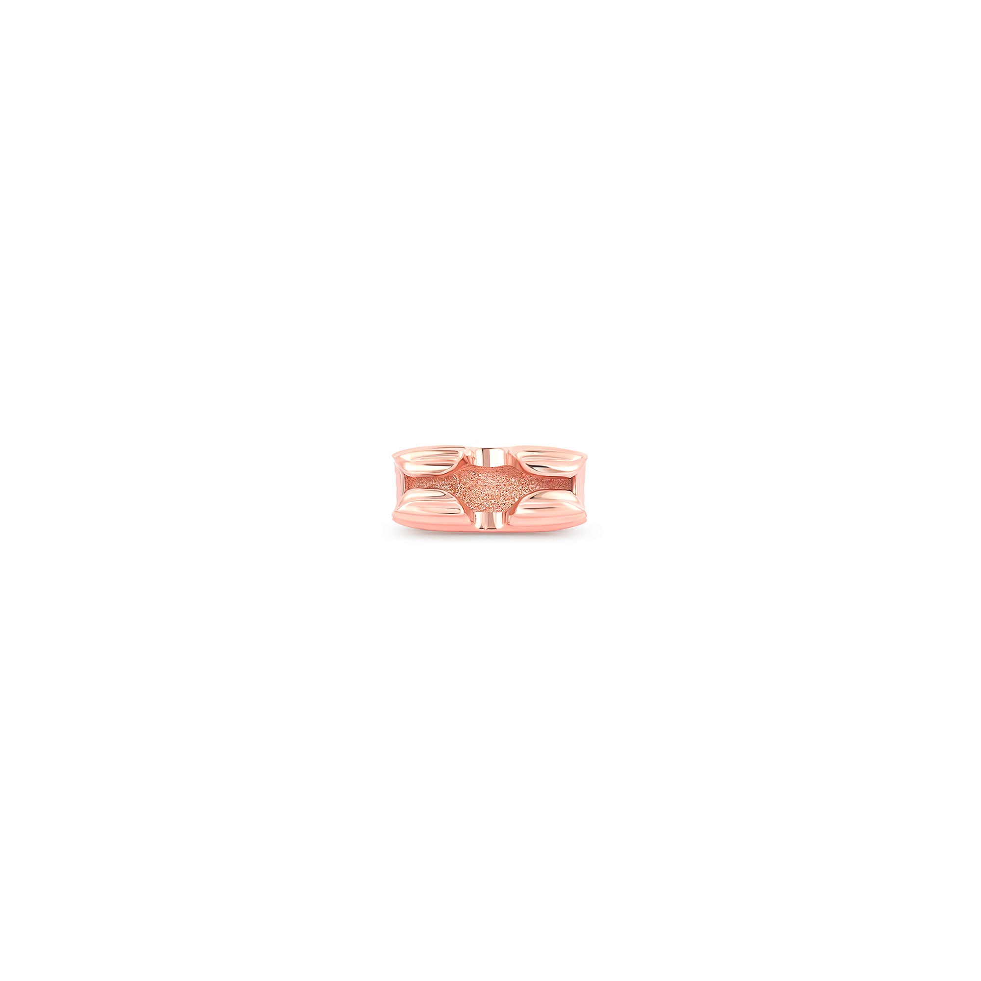 Ribbed Bean 3mm Clasp