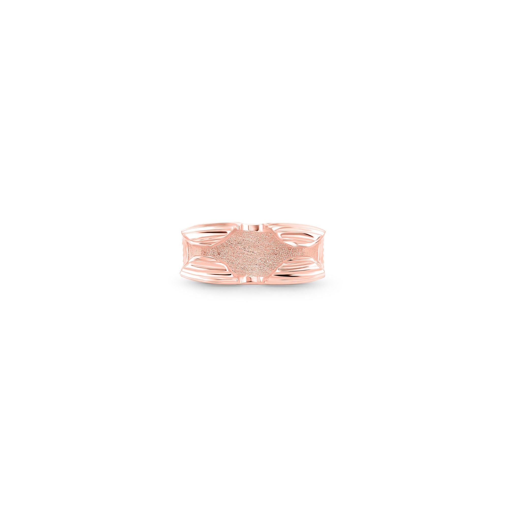 Ribbed Bean 5mm Clasp