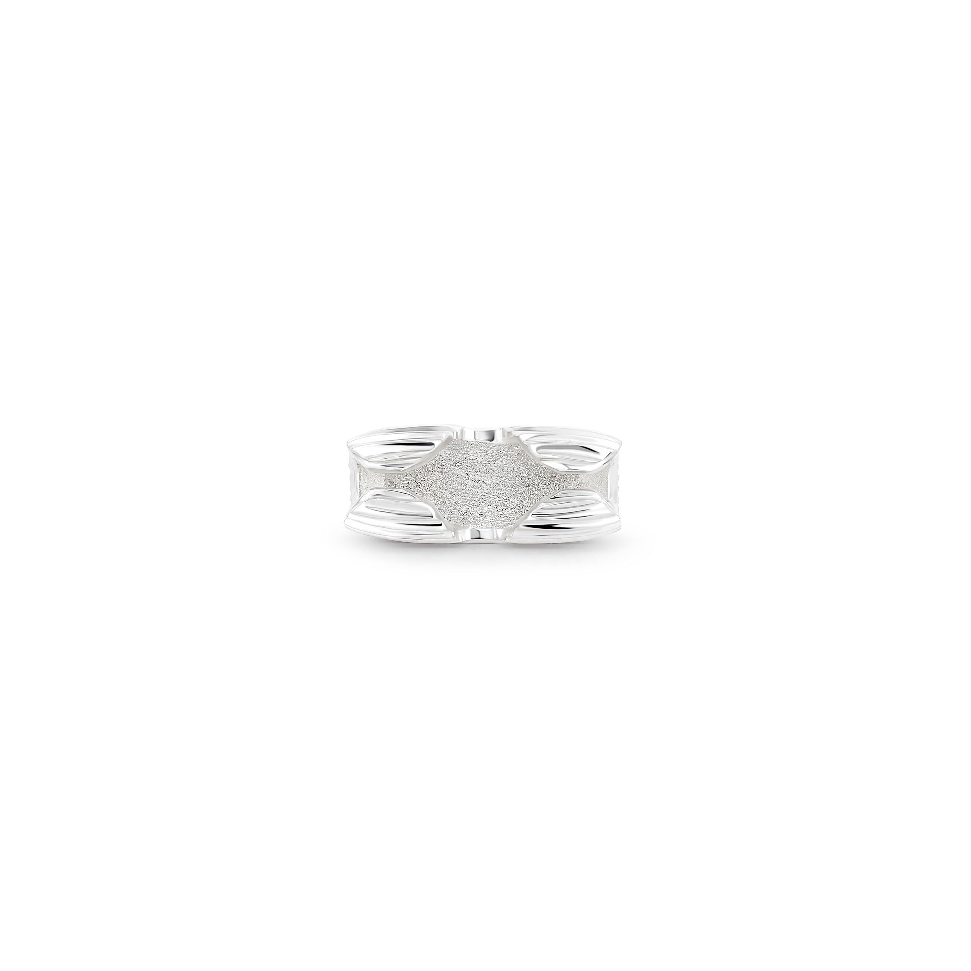 Ribbed Bean 5mm Clasp
