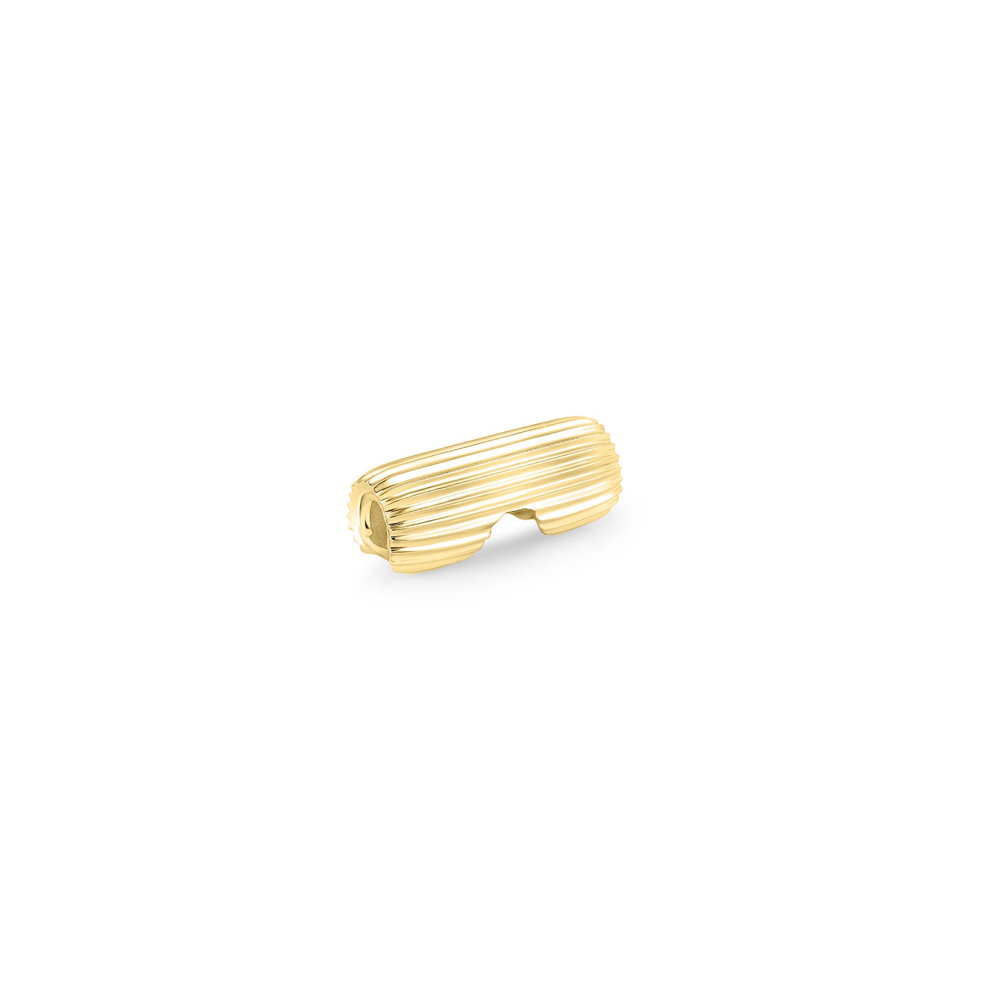 Ribbed Bean 5mm Clasp