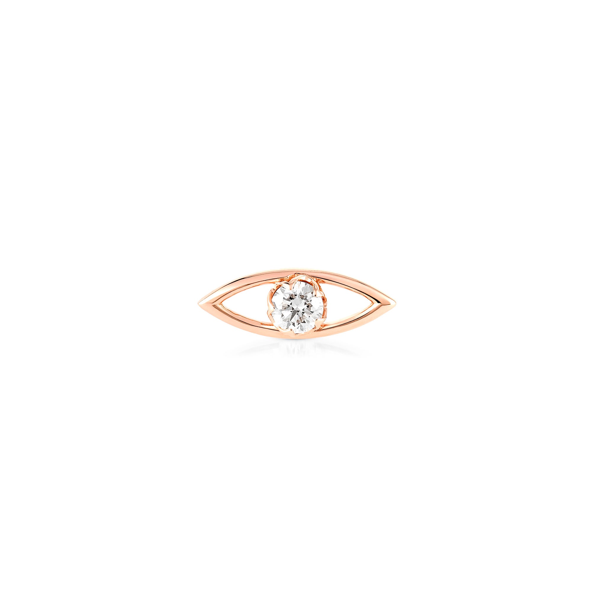 Evil Eye Clasp Stud Earring