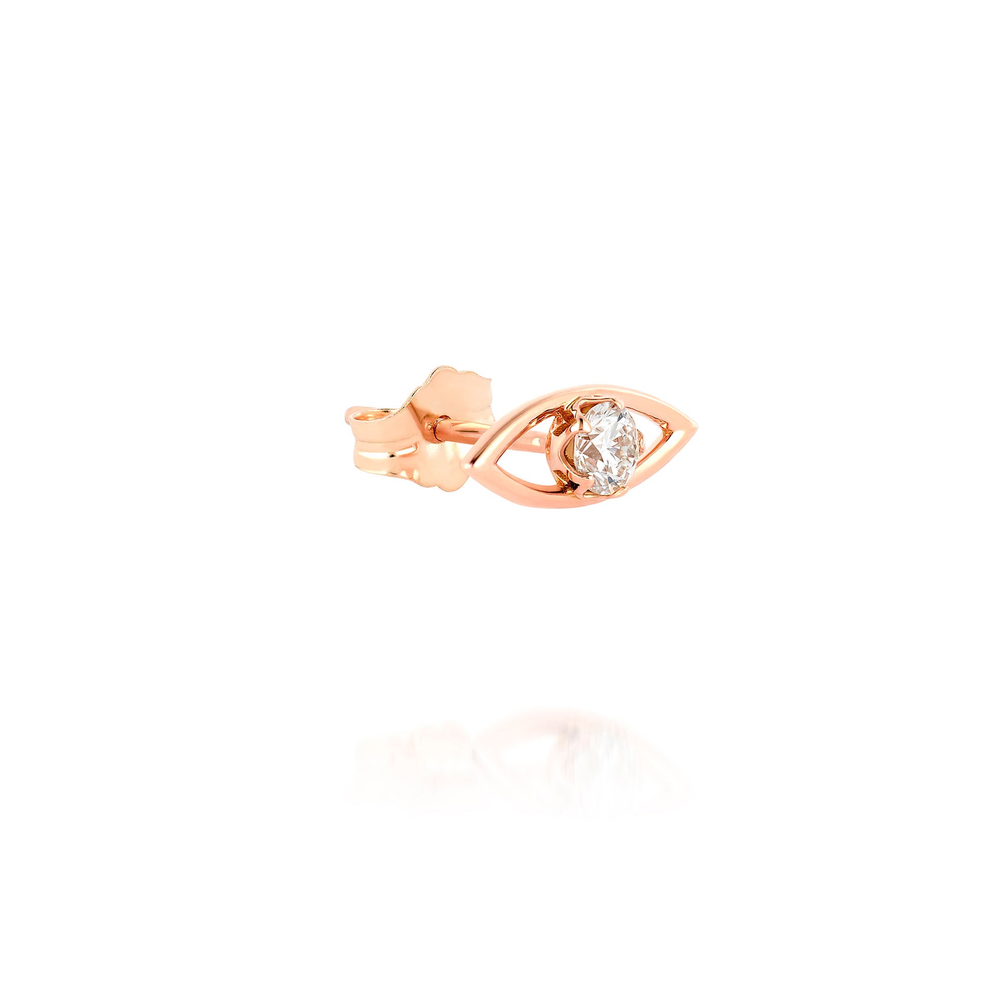 Evil Eye Clasp Stud Earring