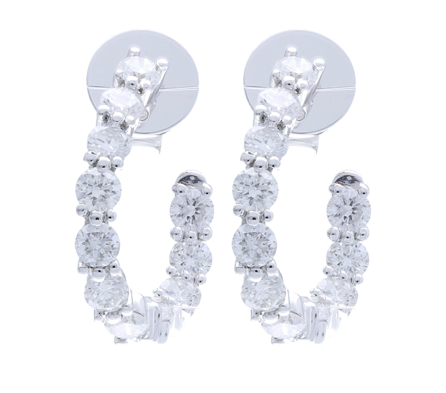 Curved Diamond Hoops