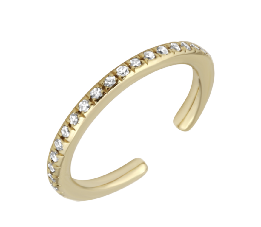 Pave Diamond Ear Cuff