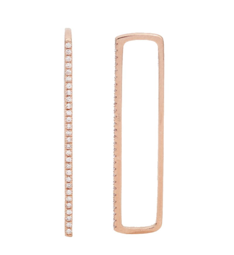 Pave Diamond Cartilage Bar