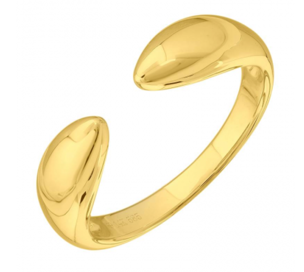 Solid Gold Claw Ring