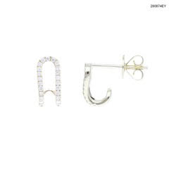 U open huggie earring