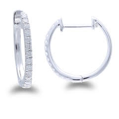 Dainty Diamond Huggie