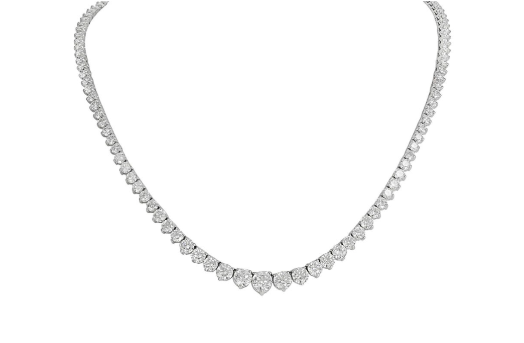 Graduated Tennis Necklace