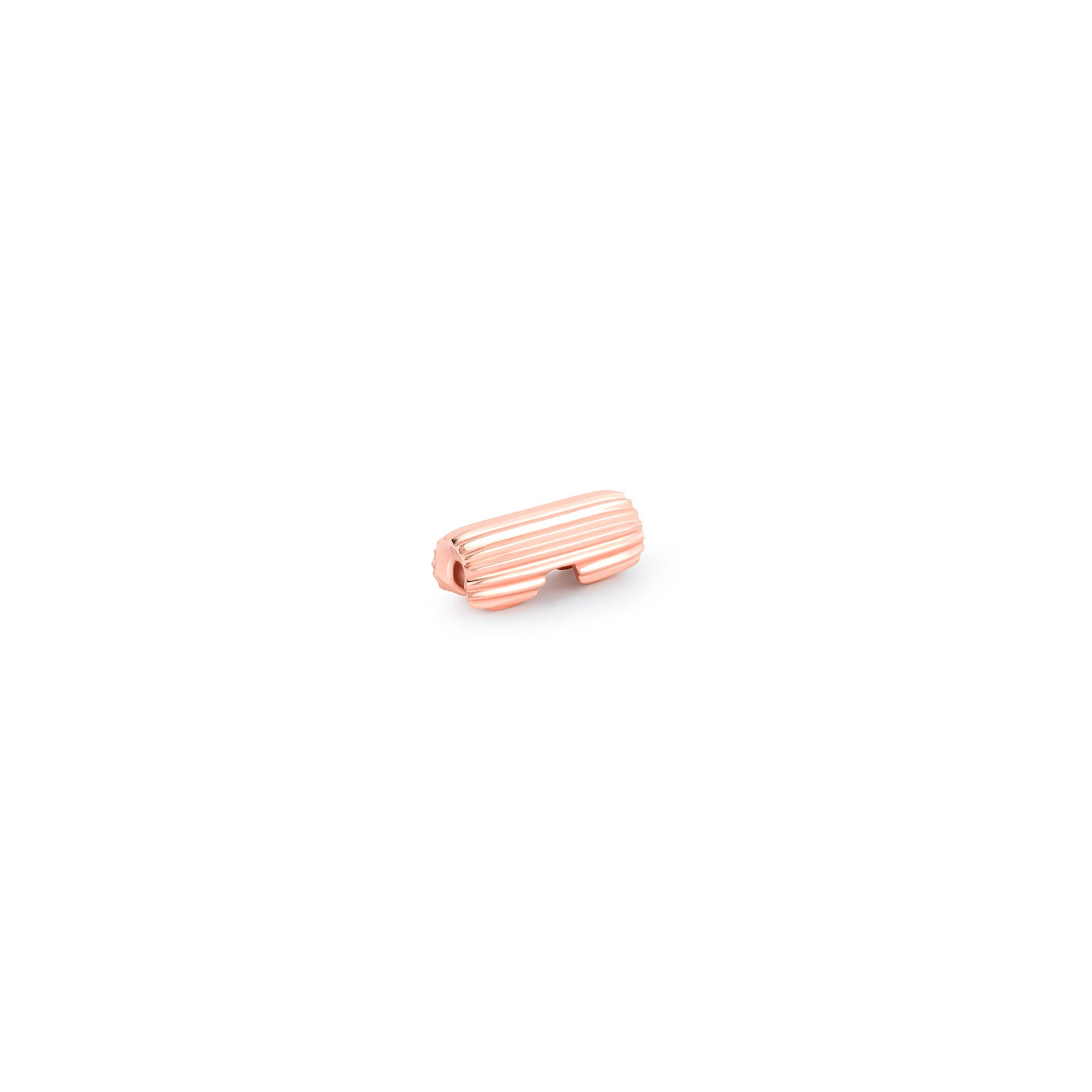 Ribbed Bean 3mm Clasp