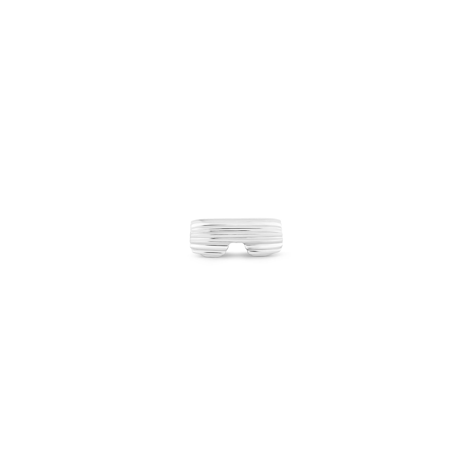 Ribbed Bean 3mm Clasp