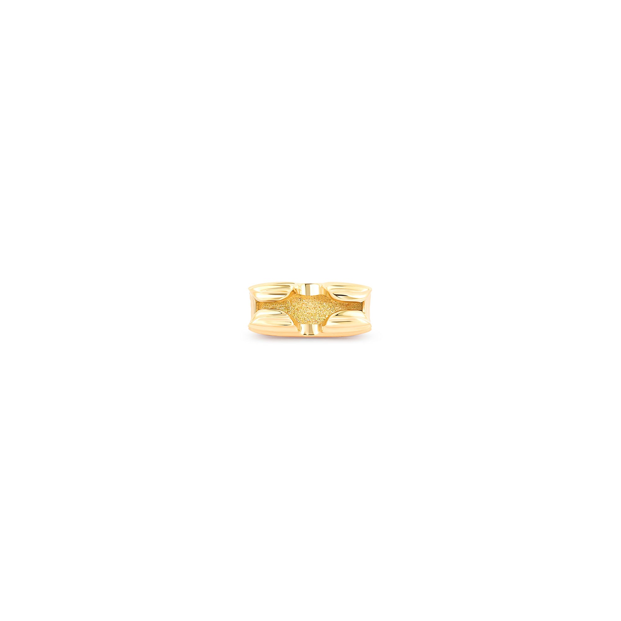 Ribbed Bean 3mm Clasp