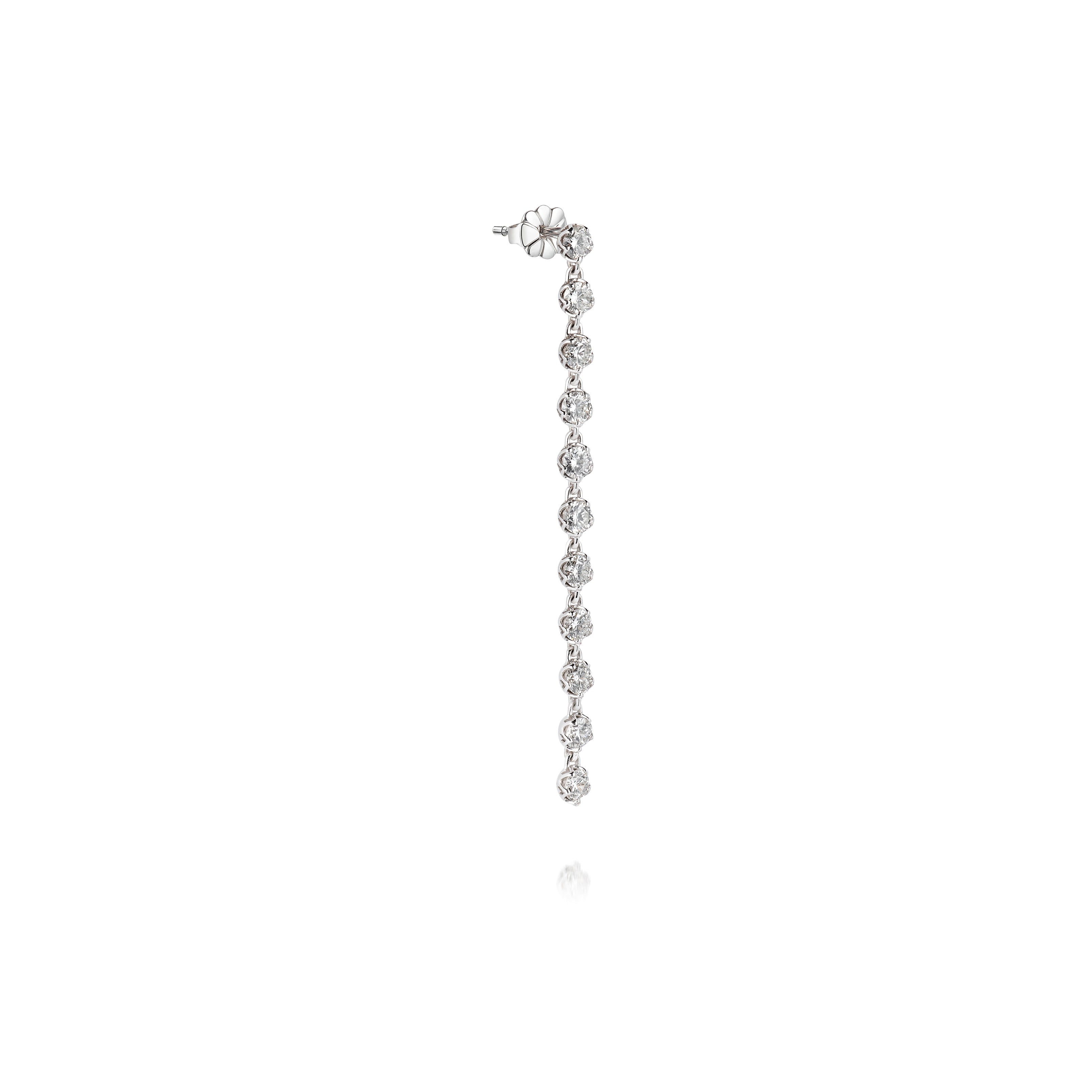 Lacy 11 Diamond Drop Earring