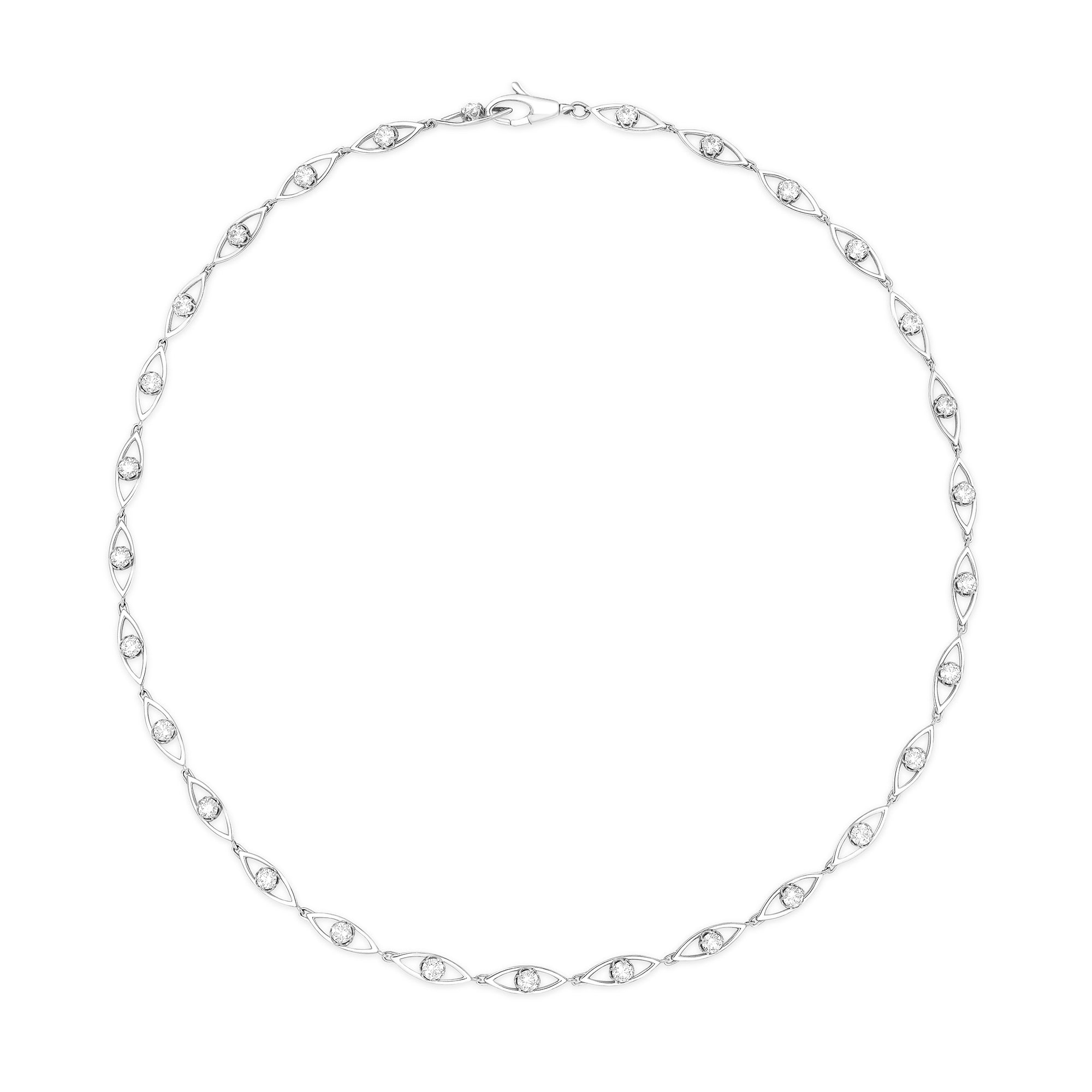 Diamond Clasp Necklace