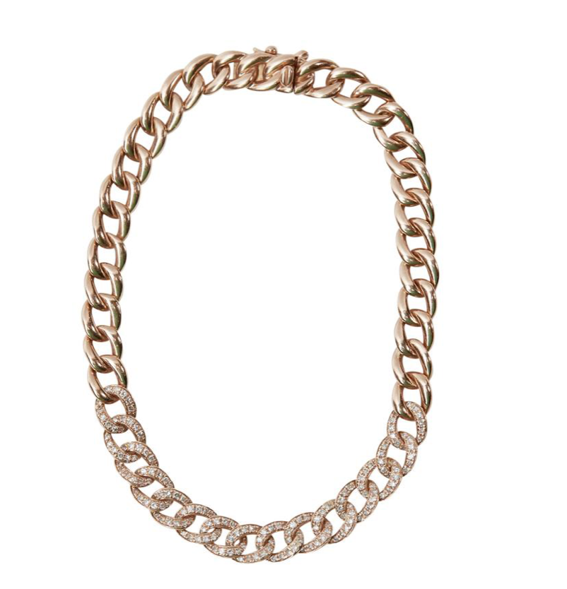 Chain Link Pave Bracelet