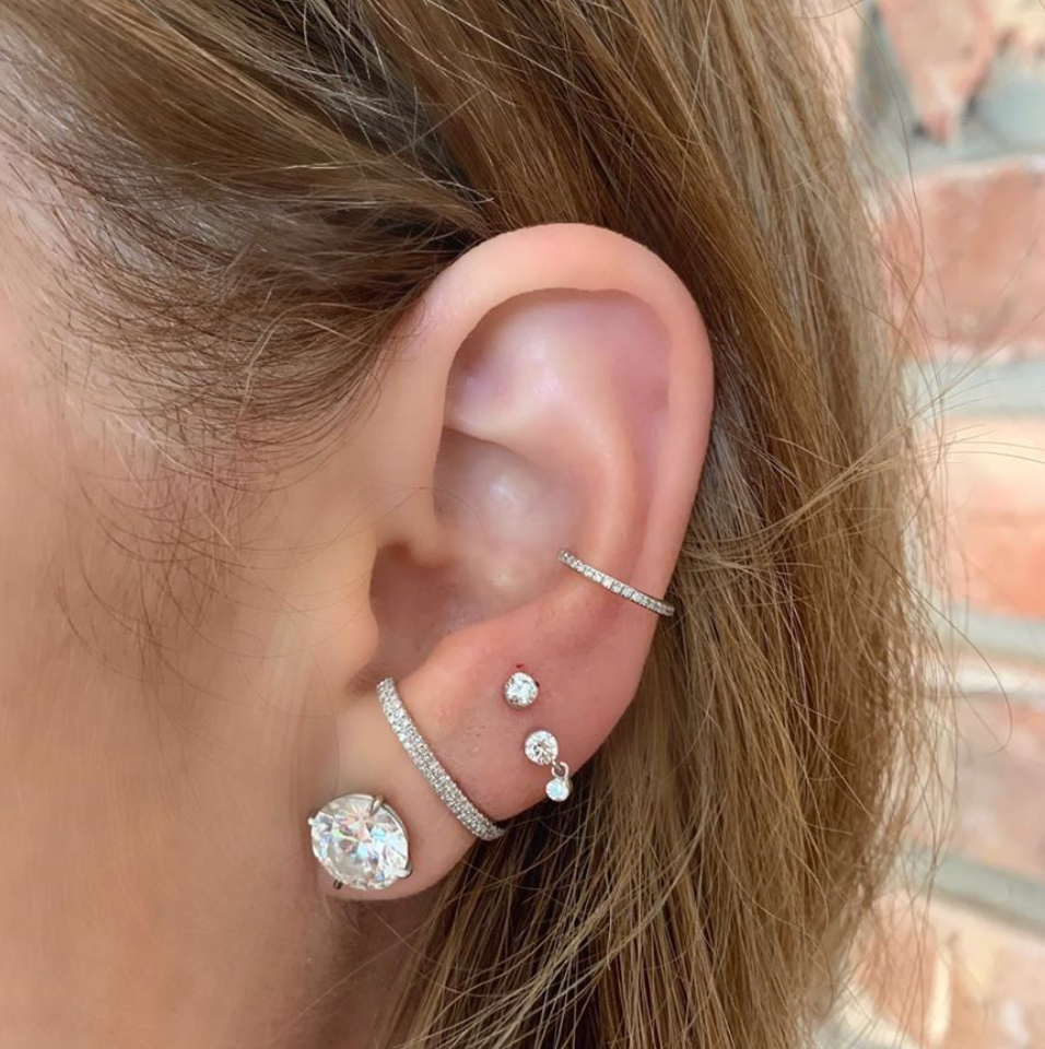 Pave Diamond Ear Cuff